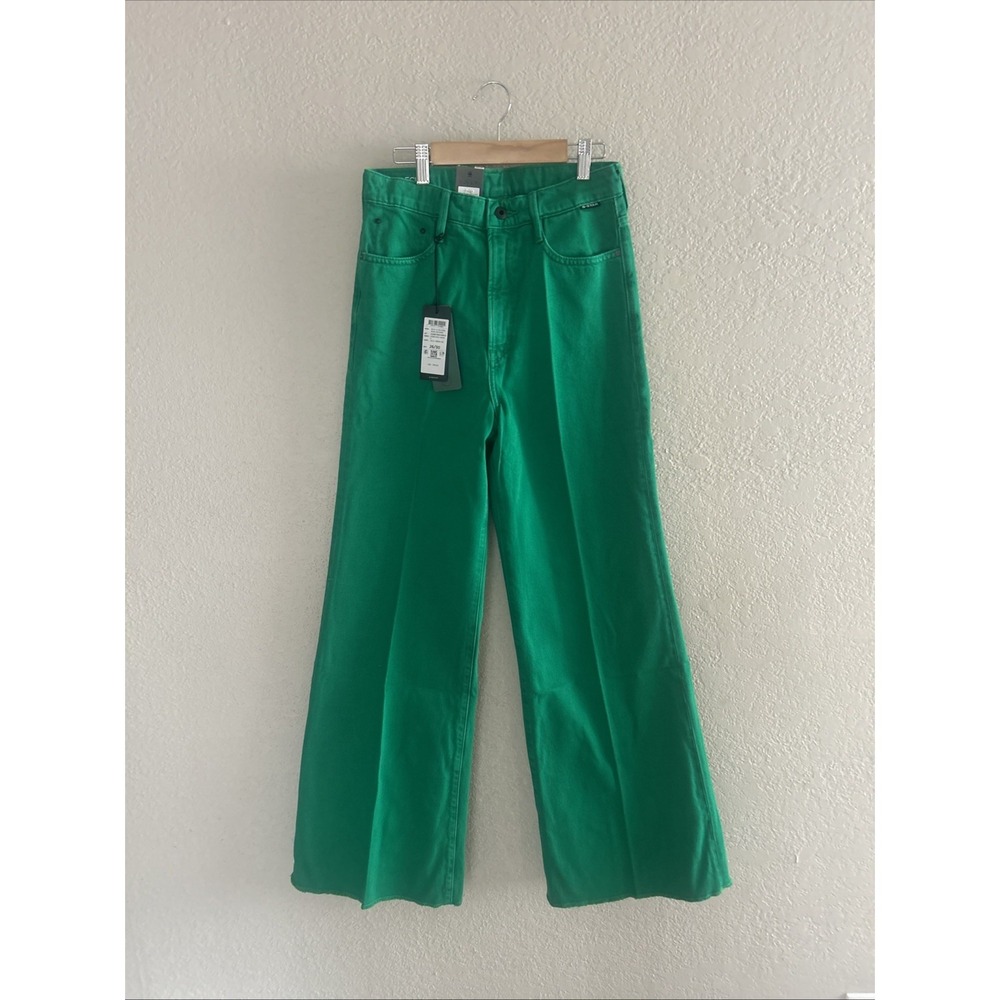 G-Star Raw Women's Ultra High Wide Leg Jeans Jolly Green W26 L30 New with Tags